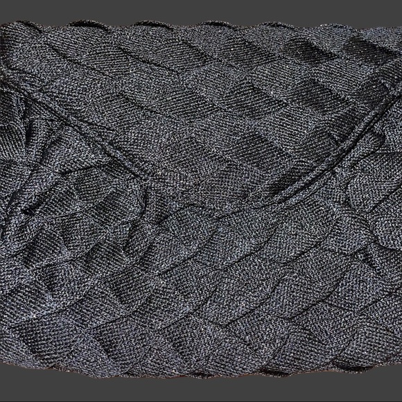 Lauren Merkin Black Sparkle Clutch - Picture 4 of 6